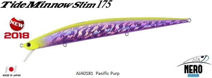 Tide Minnow Slim 175 AJA0181 / Pasific Purp