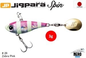 MC Jigpara Spin JPSPIN-3#26 Zebra Pink