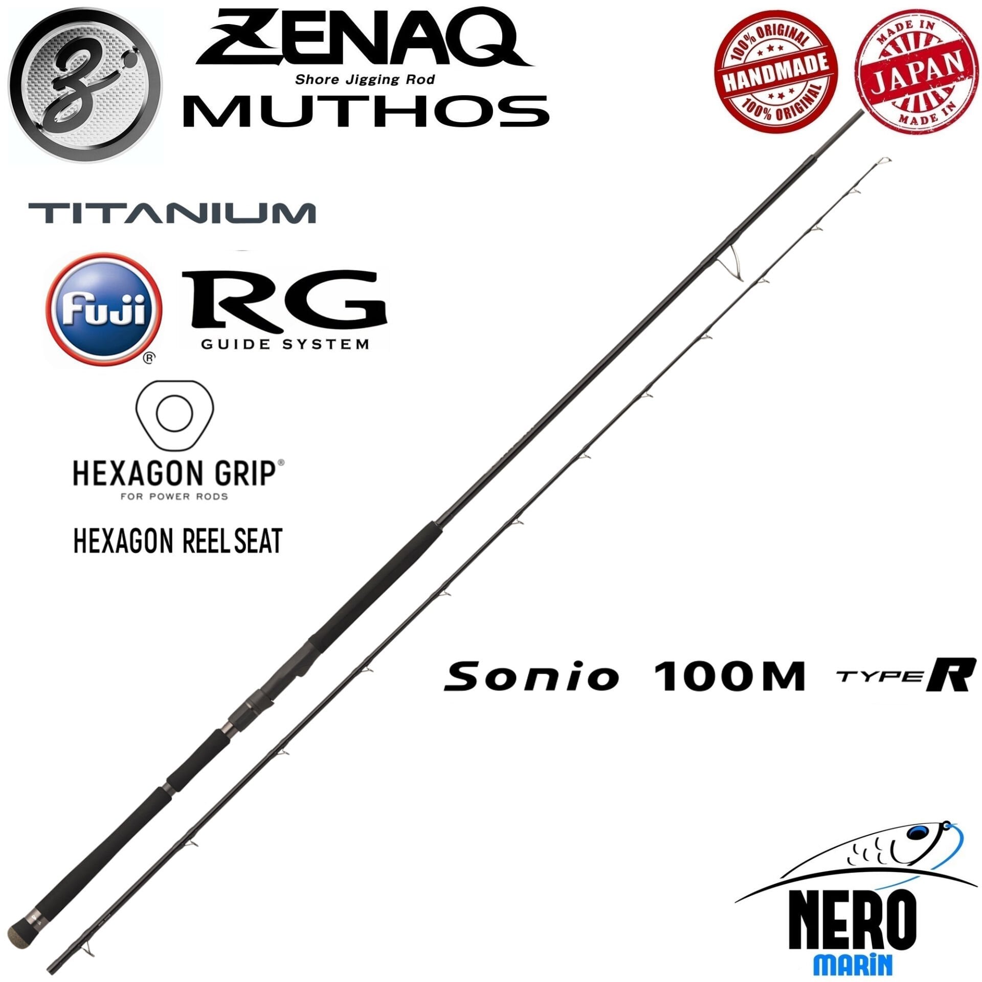 Zenaq Muthos Sonio 100M Type R Shore Jigging Olta Kamışı 305cm 10 -100gr