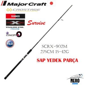 MC Crostage New SCRX-902M Seabass Spin Kamış 275cm 15-42g Yedek Sap Parça