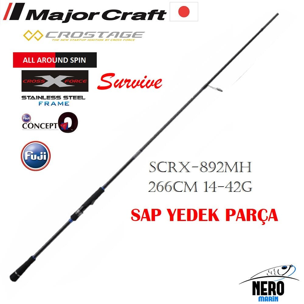 MC Crostage New SCRX-892MH All-Round Spin Kamış 266cm 14-42g Yedek Sap Parça