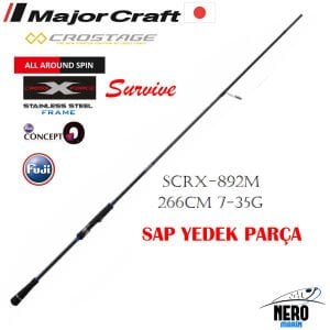 MC Crostage New SCRX-892M All-Round Spin Kamış 266cm 7-35g Yedek Sap Parça