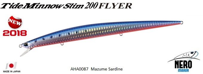 Tide Minnow Slim Flyer 200  AHA0087 / Mauzme Sardine