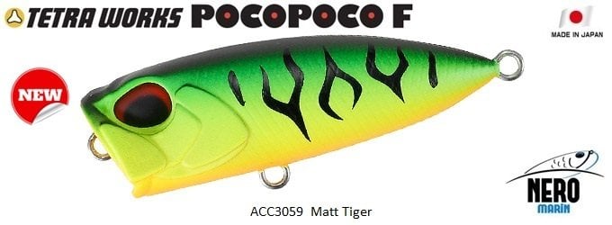Tetra Works Pocopoco F  ACC3059 / Mat Tiger