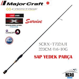 MC Crostage New SCRX-T732AJI LRF Aji Komuş Tub.223cm 0.6-10g Yedek Sap Parça