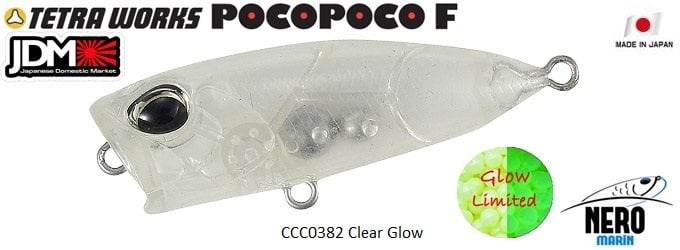 Tetra Works Pocopoco F  CCC0382 /  Clear Glow