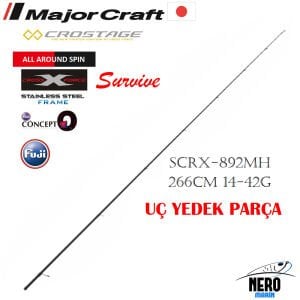 MC Crostage New SCRX-892MH All-Round Spin Kamış 266cm 14-42g Yedek Uç Parça