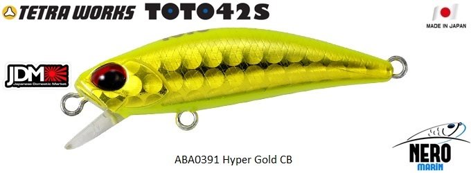 Tetra Works Toto 42S  ABA0391 / Hyper Gold CB