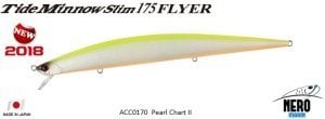 Tide Minnow Slim Flyer 175 ACC0170 / Pearl Chart II