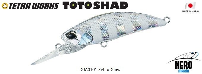 Tetra Works Toto Shad 48S  GJA0101 / Zebra Glow