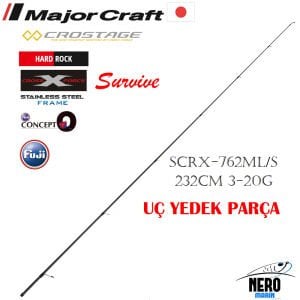 MC Crostage New SCRX-762ML/S Hard Rock Spin Kamış 232cm 3-20g Yedek Uç Parça