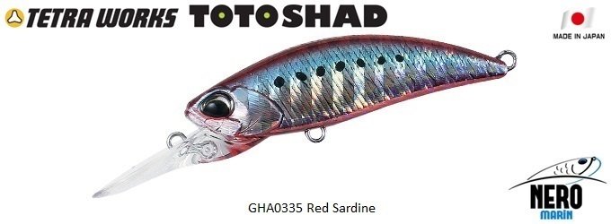 Tetra Works Toto Shad 48S  GHA0335 / Red Sardine