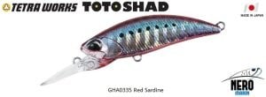 Tetra Works Toto Shad 48S  GHA0335 / Red Sardine