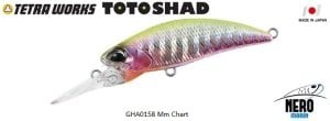 Tetra Works Toto Shad 48S  GHA0158 / Mm Chart