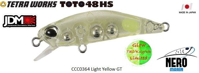 Tetra Works Toto 48HS  CCC0364 / Clear Light Yellow