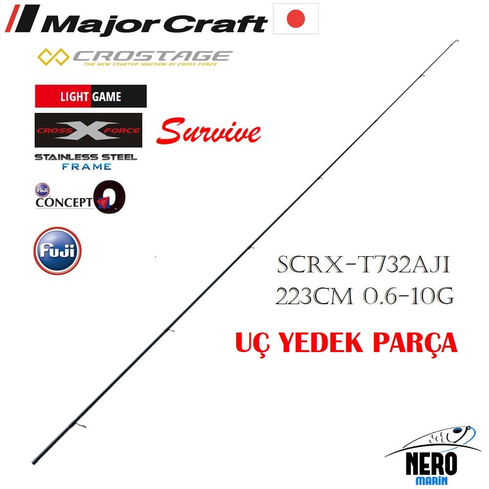 MC Crostage New SCRX-T732AJI LRF Aji Komuş Tub.223cm 0.6-10g Yedek Uç Parça
