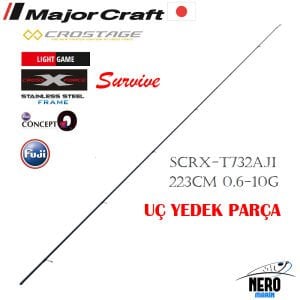 MC Crostage New SCRX-T732AJI LRF Aji Komuş Tub.223cm 0.6-10g Yedek Uç Parça