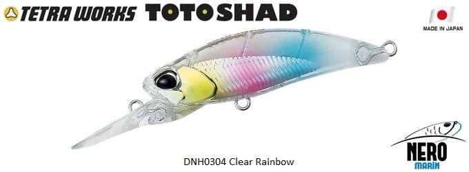 Tetra Works Toto Shad 48S  DNH0304 / Clear Rainbow