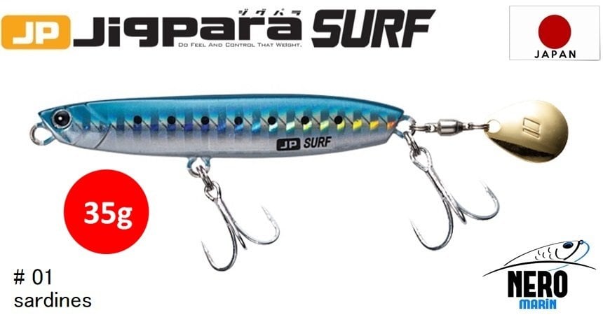 MC Jigpara Surf JPSURF-35gr #01 Iwashi