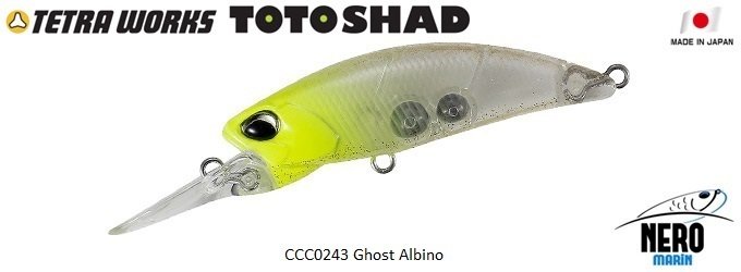 Tetra Works Toto Shad 48S  CCC0243 / Ghost Albino