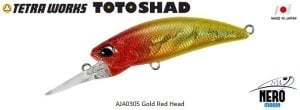 Tetra Works Toto Shad 48S  AJA0305 / Gold Red Head