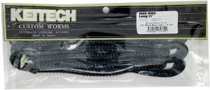 Keitech Mad Wag Long 11'' #312 Black Blue Flake