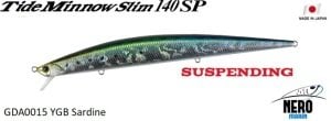 Tide Minnow Slim 140SP DDA0015 YGB Sardine