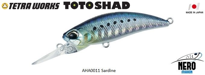 Tetra Works Toto Shad 48S  AHA0011 / Sardine