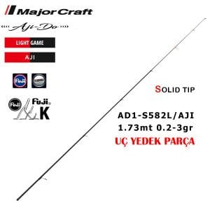 MC 1G Ajido Aji Kamış AD1-S582L/AJI 173cm 0.2-3g Yedek Uç Parça