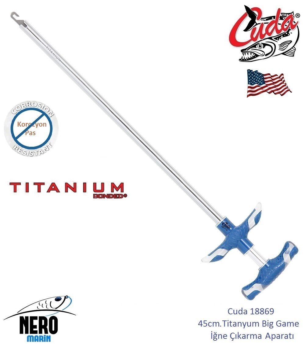 Cuda 18869 18'' Titatnium Nitride Bonded Large Dehooker