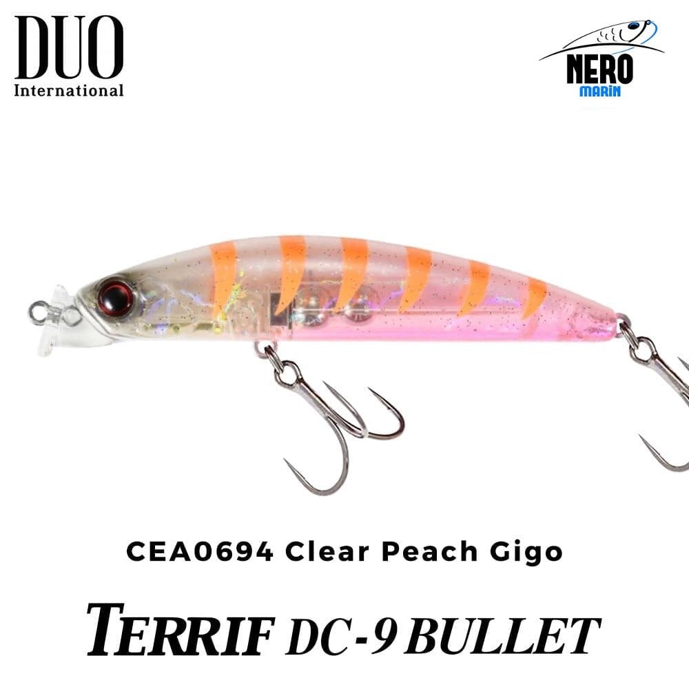 Duo Terrif DC- 9 Bullet CEA0694 Clear Peach Gigo
