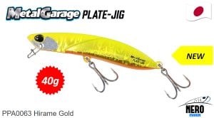 Duo Metal Garage Plate Jig 40gr. PPA0063 Hirame Gold