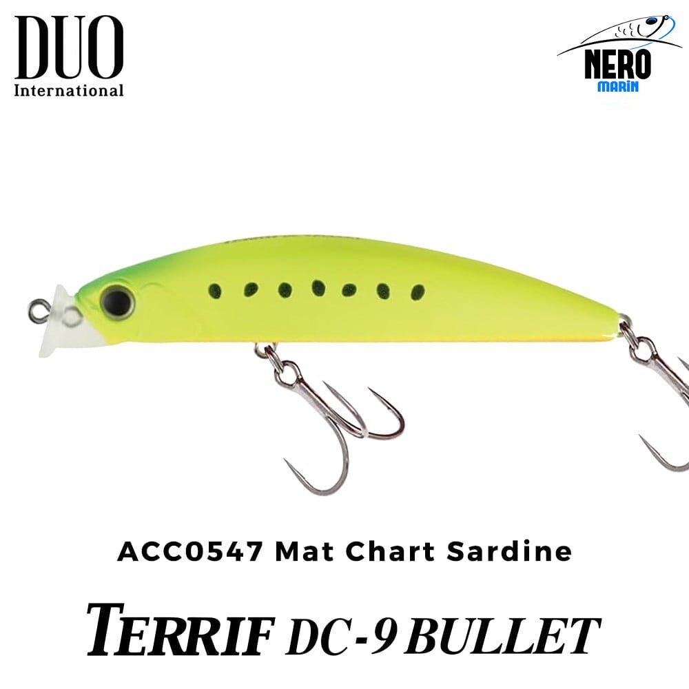 Duo Terrif DC- 9 Bullet ACC0547 Mat Chart Sardine
