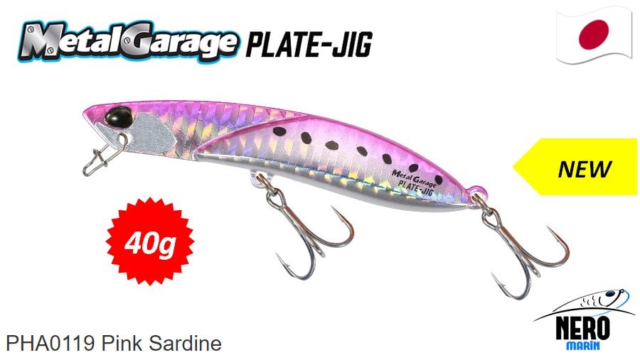Duo Metal Garage Plate Jig 40gr. PHA0119 Pink Sardine