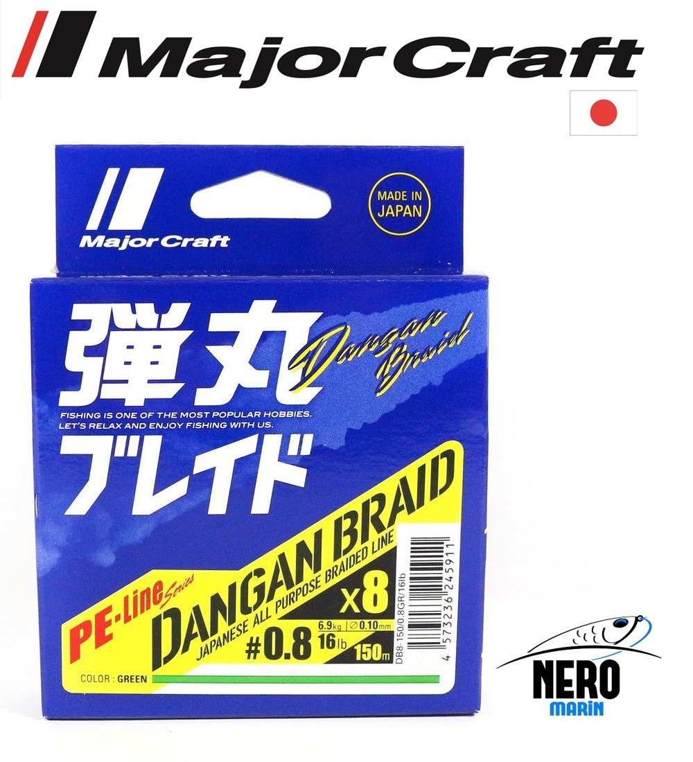 MC Dangan Braid İp DB8 PE 0.8/0.10mm/16Lb/6.9kg/150 metre