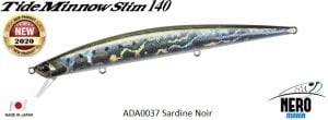Tide Minnow Slim 140 ADA0037 Sardine Noir