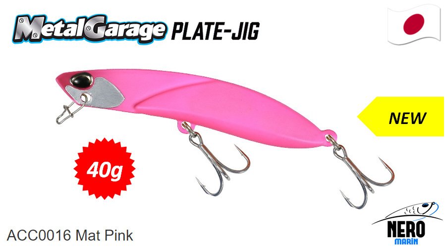 Duo Metal Garage Plate Jig 40gr. ACC0016 Mat Pink