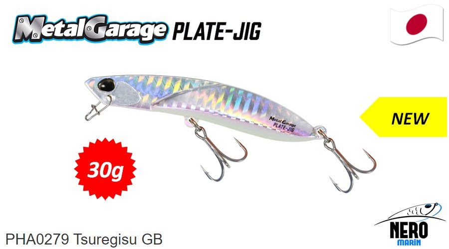 Duo Metal Garage Plate Jig 30gr. PHA0279 Tsuregisu GB