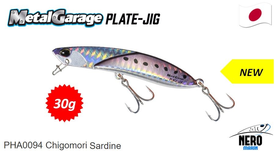Duo Metal Garage Plate Jig 30gr. PHA0094 Chigomari Sardine
