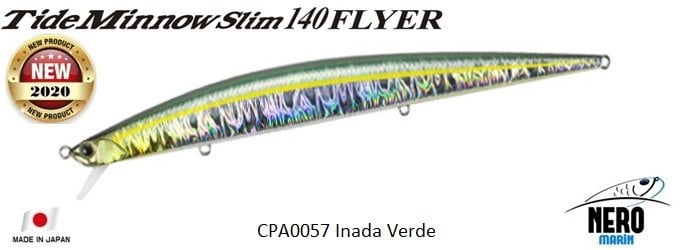 Tide Minnow Slim Flyer 140 CPA0057 Inada Verde