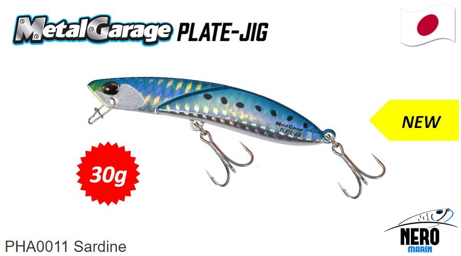 Duo Metal Garage Plate Jig 30gr. PHA0011 Sardine
