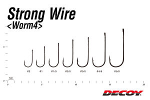Decoy Worm4 Strong Wire Çift Damaklı Kurt İğnesi #1 (9 Adet/Paket)