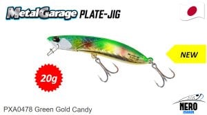 Duo Metal Garage Plate Jig 20gr. PXA0478 Green Gold Candy