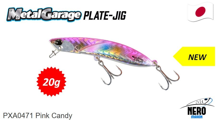 Duo Metal Garage Plate Jig 20gr. PXA0471 Pink Candy