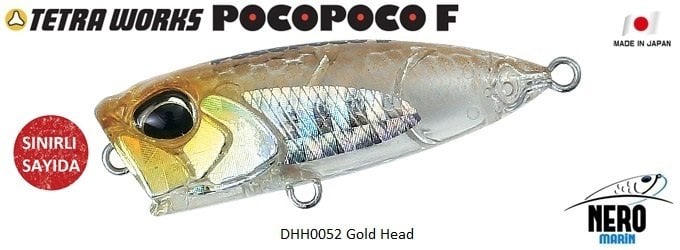 Tetra Works Pocopoco F  DHH0052 / Gold Head