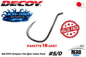 Decoy DB-31VP Octopus Value Pack Çoklu Paket #5/0 (18 Adet/Paket)