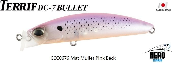 Duo Terrif DC- 7 Bullet CCC0676 Mat Mullet Pink Back