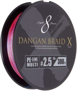 MC Dangan X Braid İp DBX8 PE 2.5 300 metre Multi Color