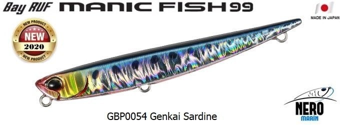 Duo Bay Ruf Manic Fish 99 GBP0054 Genkai Sardine