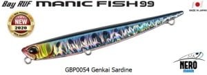 Duo Bay Ruf Manic Fish 99 GBP0054 Genkai Sardine